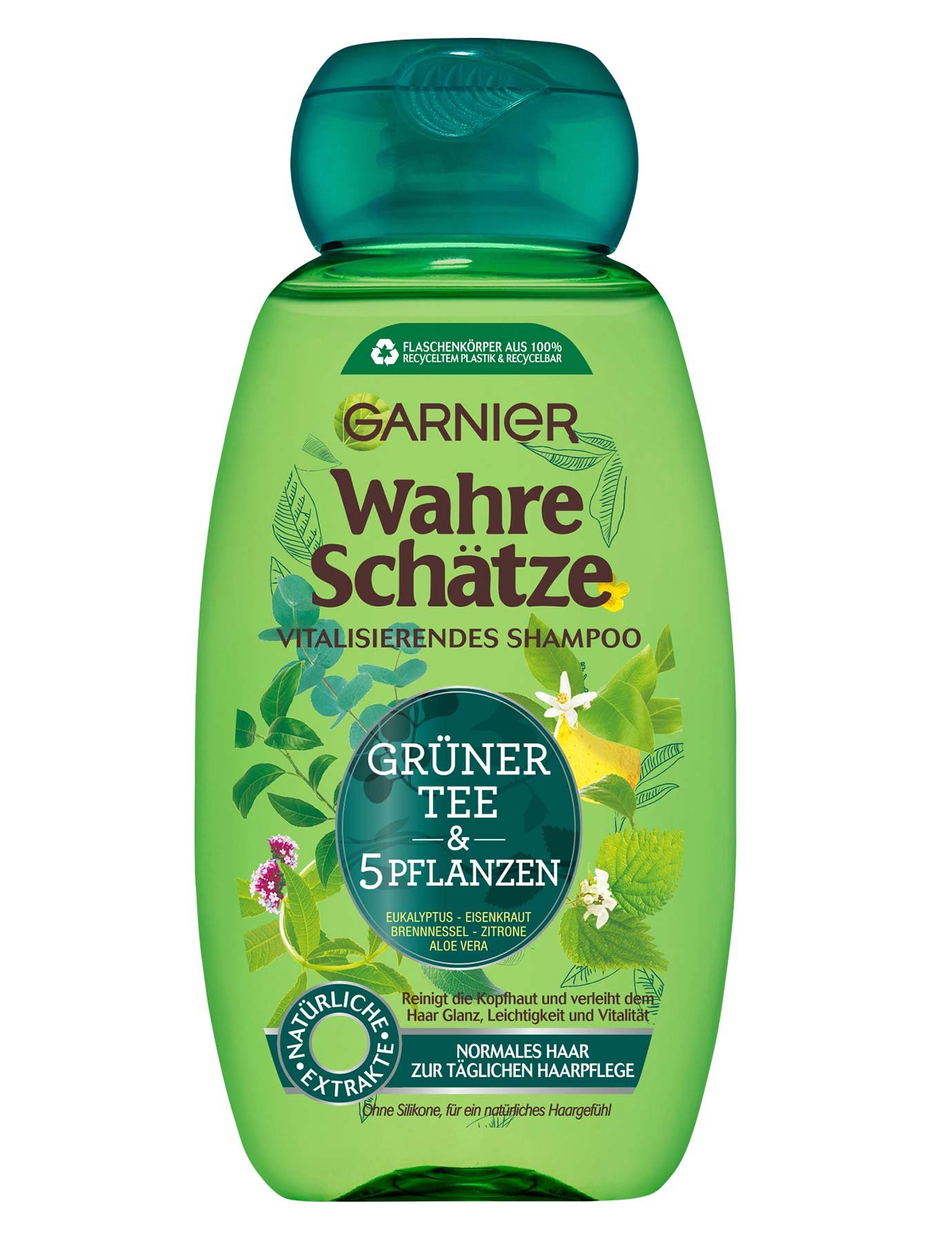 Wahre Schätze Grüner Tee & 5 Pflanzen Shampoo